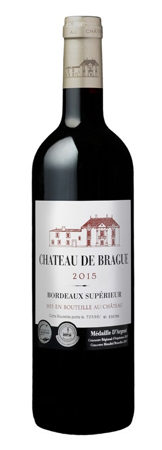 France - Frankrijk | Bordeaux - Bordeaux Supérieur | Château de Brague 2015 Rouge 