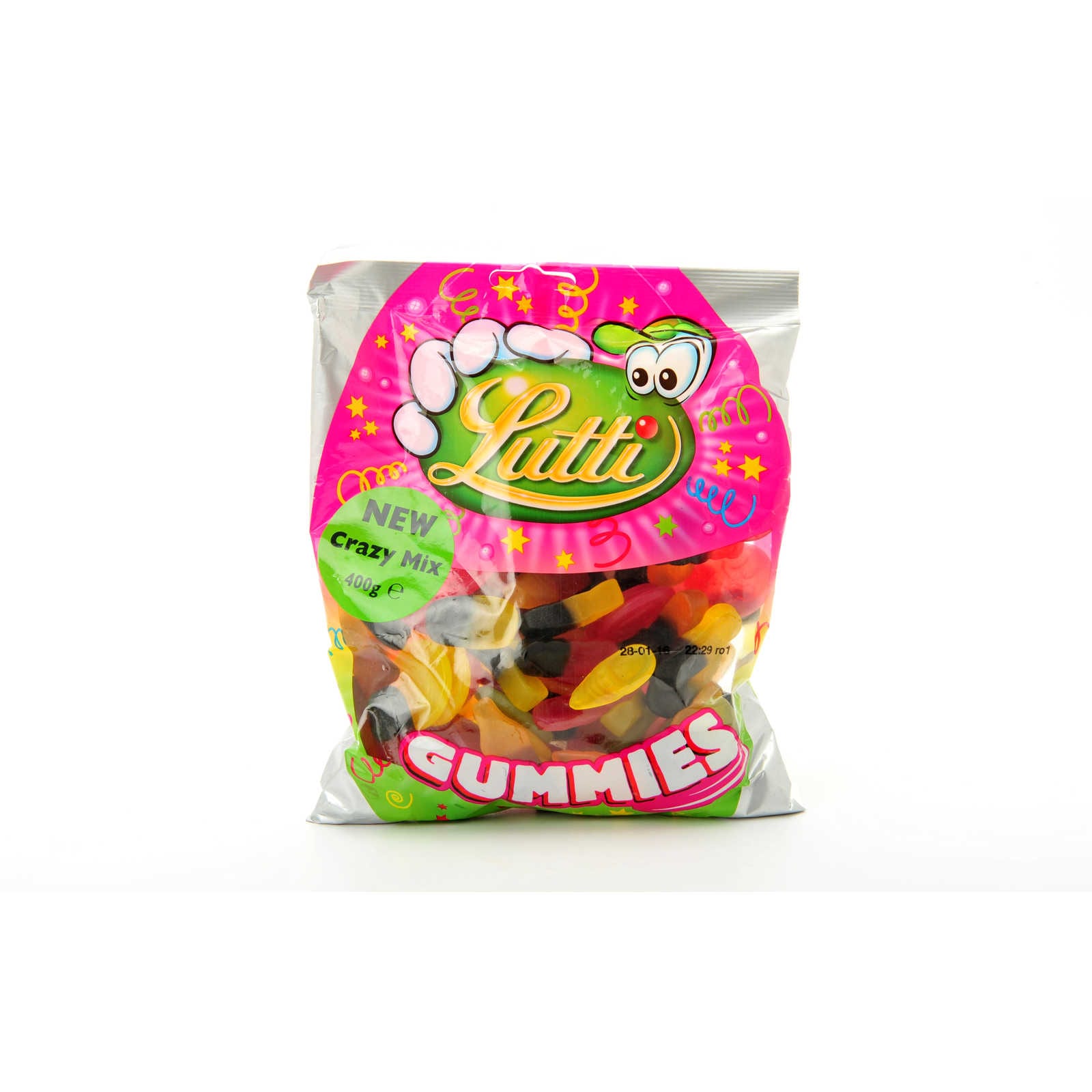 Lutti Snoepjes Crazy Mix Gummies 400 Gr Delhaize 1029