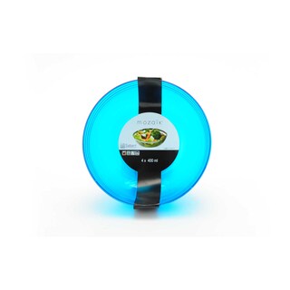 Mozaïk | Bol | Plastique | Bleu | 400 ml 