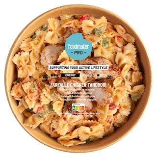 Foodmaker | Pro | Farfalle | Poulet tandoori | Sans lactose 