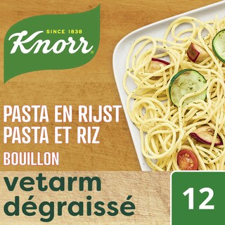 Knorr | Finesse | Bouillon | Pasta et Riz | 12 Cubes de bouillons 120 gr