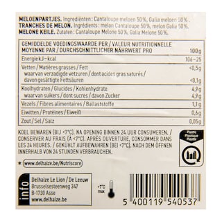 Delhaize | Quartiers de melon 