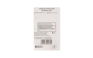 Delhaize | Cuisses | Poulet maïs | Coq Ardenne 