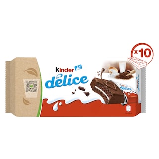 Kinder | Délice | Cake | Cacao | Melk | 10 stuks 