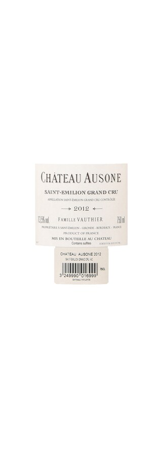 France - Frankrijk | Bordeaux - Saint-Emilion 1GCC | Château Ausone 1er Grand Cru Classé 2012 