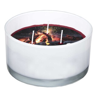 Spaas | 3-wiekenkaars in glas | rood 