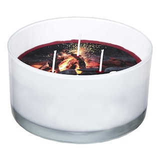 Spaas | 3-wiekenkaars in glas | rood 