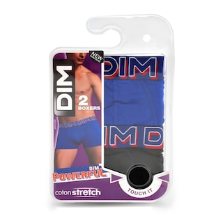 Dim | Paris | Boxer Powerfull | blauw/zwart | T3 