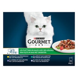 Purina | Gourmet | Aliment chat | Filettines aux légumes | +2 gr 