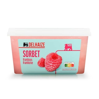 Delhaize | Sorbet | Framboos 