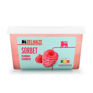 Delhaize | Sorbet | Framboos 