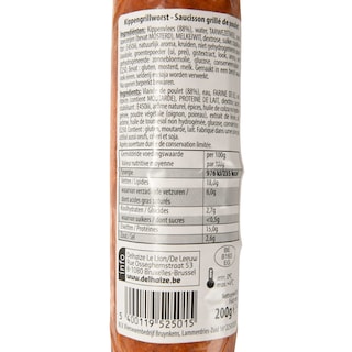 Delhaize | Kippengrillworst 