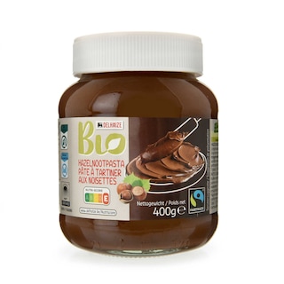 Delhaize | Bio | Pâte à tartiner | Noisettes | Fairtrade | Bio 