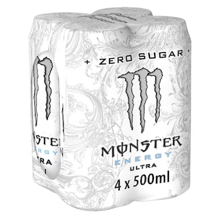 Monster | Energy | Boisson énergétique | Sans sucre | Canette 