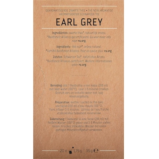 Delhaize | Thé | Noir | Earl Grey | Sachets 
