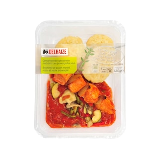 Delhaize | Brochette | Poulet | Mariné-Rosti-Provençal 