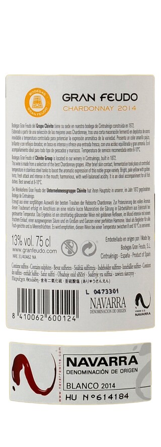 Espagne - Spanje | Navarra | Gran Feudo Wit 