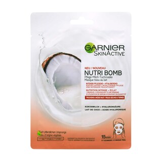 Garnier | Skin Active | Lingettes | Maque | Nutri Bomb | Noix de Coco 
