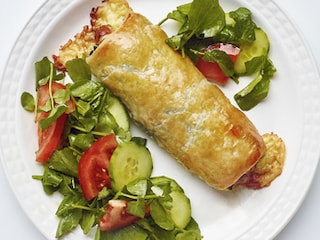 Feuilleté saucisse aux épinards