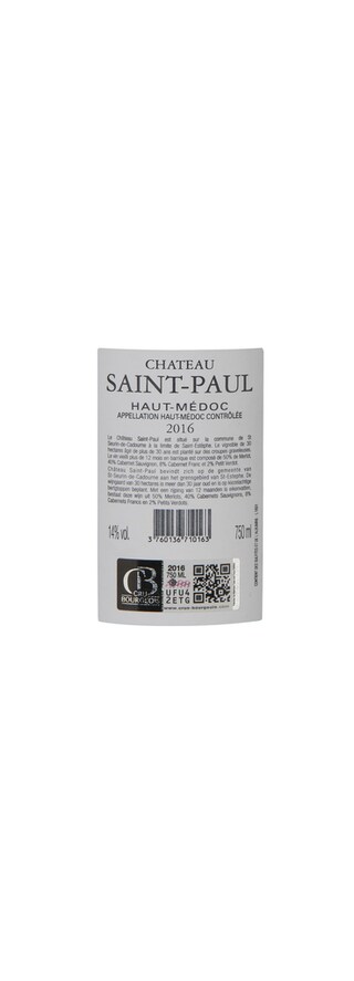 France - Frankrijk | Bordeaux - Haut Médoc | Château Saint Paul 2016 