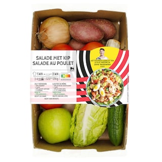 Delhaize | Boîte de repas | Salade poulet 