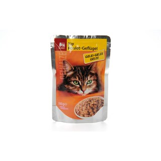 Delhaize | Aliment chat | Poulet | Gelée 