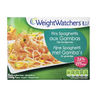 Weight Watchers | Spaghetti met Gambas en Groent 