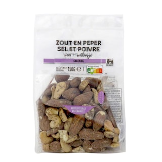 Delhaize | Noix |  Mix | Poivre et sale 