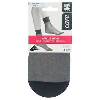 Delhaize | Care | Chaussette lycra 15D noir 