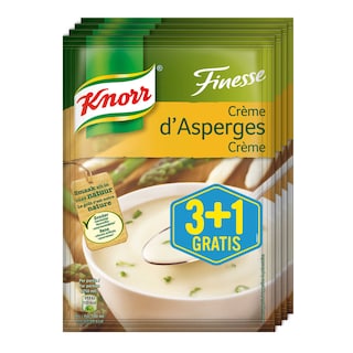 Knorr | Finesse | Soep | Aspergencreme | 3+1 gratis 