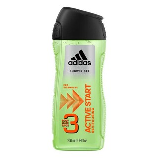 Adidas | Gel douche|Body-Hair-Face|3 in 1|Active start 
