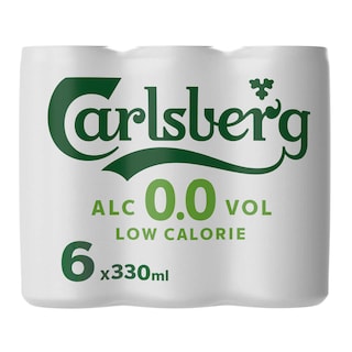 Carlsberg | Bier |Zonder alcohol | Blik 6 x 33 cl
