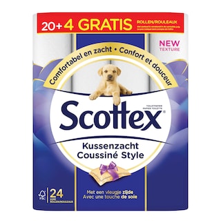 Scottex | Papier toilette | Style | 20+4 | Eco 