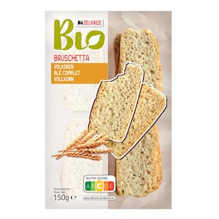 Delhaize | Bio | Bruschetta |Farine complète | Bio 