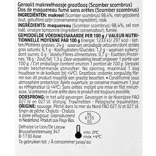 Delhaize | Makreelhaasje | Gerookt | Graatloos 