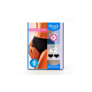 Sloggi | Pure Sense | Slip Maxi | Noir | T42 