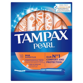 Tampax | Pearl | Tampons | Super+ | Applicateur 