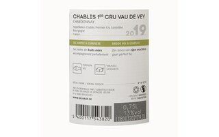 France-Frankrijk | Bourgogne - Chablis 1er Cru | Chablis 1Cru Vau de Vey 19 Wit 