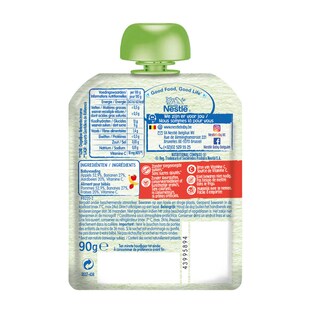 Nestlé | Baby Fruit | Knijpzakje | Appel Banaan Aardbei | 6M 