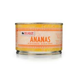 Delhaize | Ananas | Tranches | Jus 