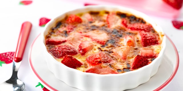 Gratin de fraises express