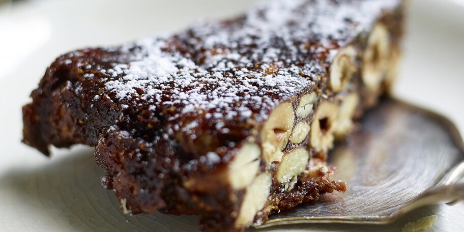 Panforte met chocolade