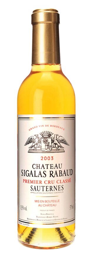 France - Frankrijk | Bordeaux Sauternes | Sigalas Rabaux Caisse Bois 2003 Blanc 