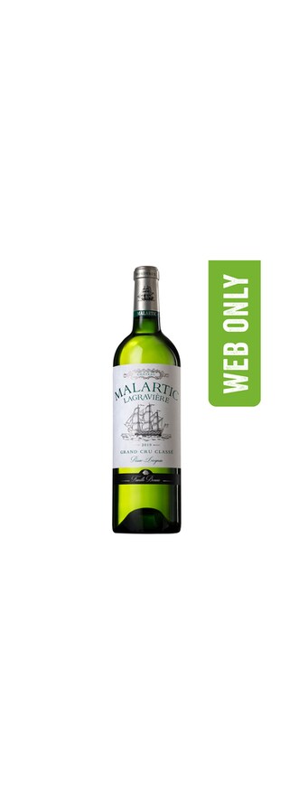 France - Frankrijk | Bordeaux - Pessac-Leognan GCC | Malartic Lagrave | Houten kist | 2019 | Wit 