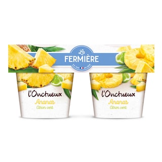 La Fermière | Smoothie| Yaourt  | Ananas | Citron vert 