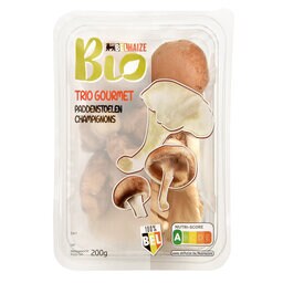 Delhaize | Bio | Paddenstoelen |Trio Gourmet | Bio 