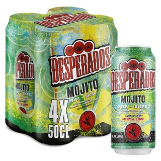 Desperados | Mojito | Bière| Aguardientea-Mojito|5.9% alc 4 x 50 cl