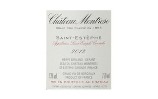 FR BORDEAUX SAINT ESTEPHE | Château Montrose 2012 
