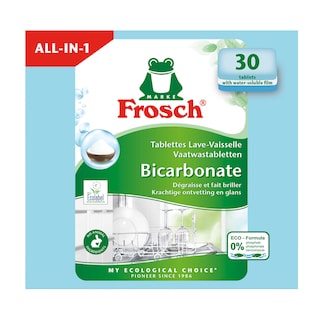 Frosch | 30 Tablettes Lave Vaisselle | Bicarbonate | Eco 30 pc