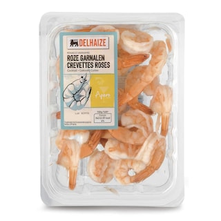 Delhaize | Crevettes roses | Cuites-Décortiquées 